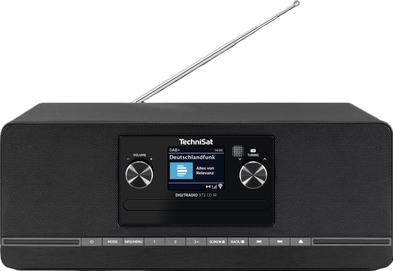 TECHNISAT - Internet-Radio 2x5W DAB+ UKW BT CD MP3 Weck/Sleept USB FB sw