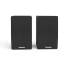 TECHNISAT - RLS 1, Schwarz (Regallautsprecher-2er Set)