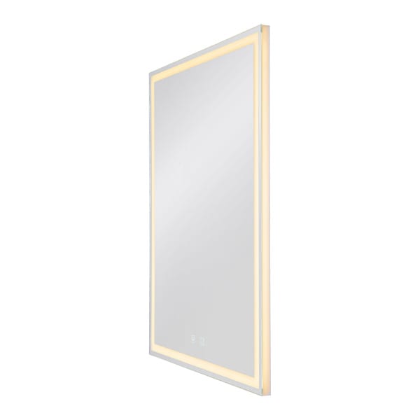 SLV - Indoor LED Wandaufbauleuchte eckig defog alu