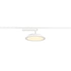 SLV - PANEL TRACK round 200mm, 1 Phasen Spot weiss 18W 3000K