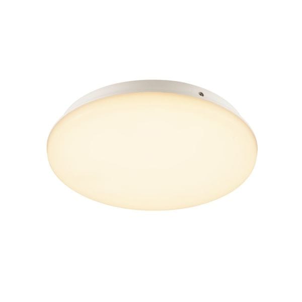 SLV - SIMA SENSOR, Indoor LED Wand- und Deckenaufbauleuchte weiss 3000K rund