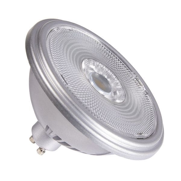 SLV - QPAR111 GU10, LED Leuchtmittel silber 12,5W 3000K CRI90 30°