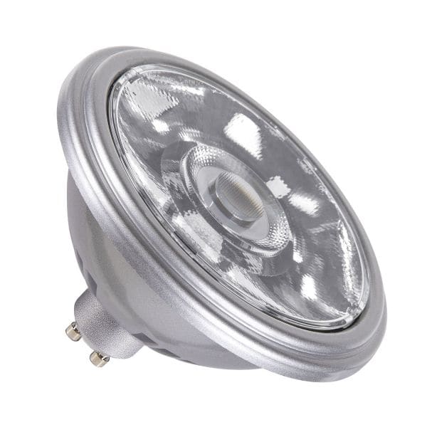 SLV - QPAR111 GU10, LED Leuchtmittel silber 12,5W 4000K CRI90 10°