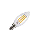 SLV - C35 E14, LED Leuchtmittel transparent 4,2W 2700K CRI90 320°