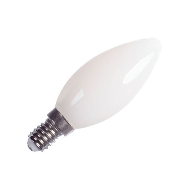 SLV - C35 E14, LED Leuchtmittel gefrosted 4,2W 2700K CRI90 320°