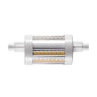 SLV - QT DE12 R7S 78mm, LED Leuchtmittel transparent 9W 3000K CRI90 330°
