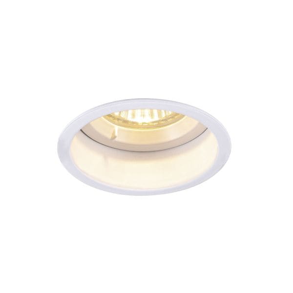 SLV - HORN GU10, Deckeneinbauleuchte weiss 25W blower door getestet