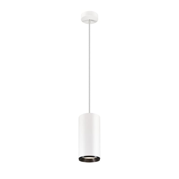 SLV - NUMINOS® DALI XL, Pendelleuchte weiss / schwarz 36W 4000K 36°