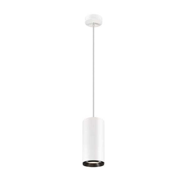 SLV - NUMINOS® DALI XL, Pendelleuchte weiss / schwarz 36W 4000K 24°