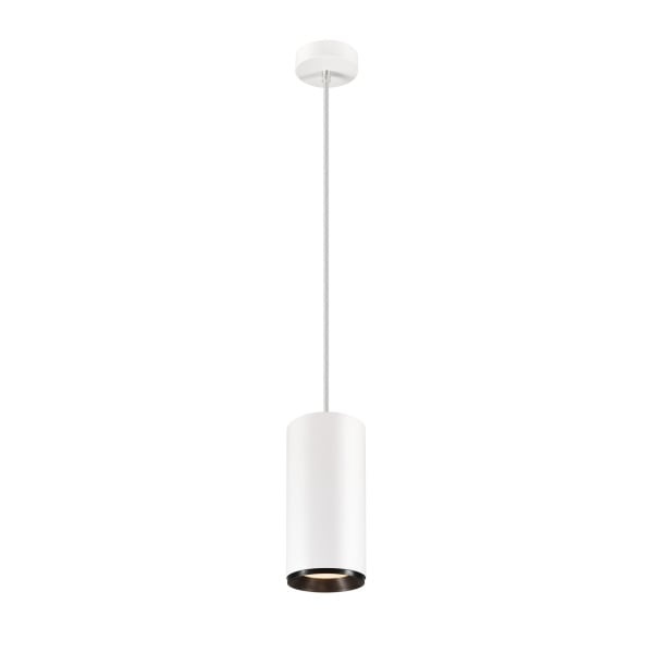SLV - NUMINOS® DALI XL, Pendelleuchte weiss / schwarz 36W 3000K 36°