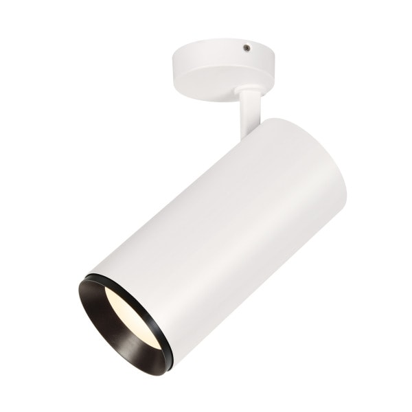 SLV - NUMINOS® SPOT DALI XL, Deckenaufbauleuchte weiss / schwarz 36W 4000K 36°