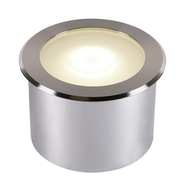 SLV - DASAR FLAT 120 EL, Bodeneinbauleuchte edelstahl 7W 3000K