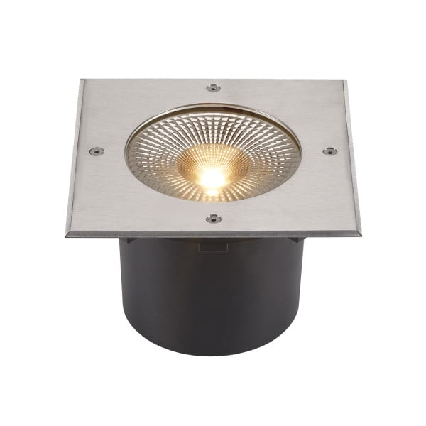SLV - ROCCI 200 EL eckig, Bodeneinbauleuchte schwarz 16W 3000K 120°