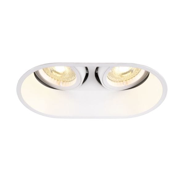 SLV - HORN double QPAR51, Deckeneinbauleuchte weiss 25W
