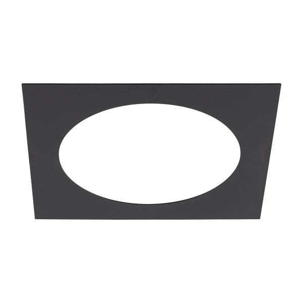 SLV - Numinos® XL Einbaurahmen, eckig 240/180mm schwarz