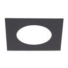 SLV - Numinos® S Einbaurahmen, eckig 160/100mm schwarz