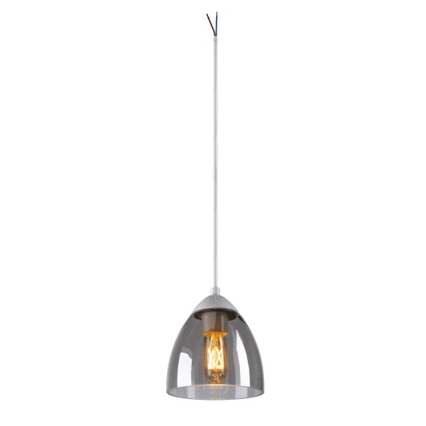 SLV - PARA CONE GL GU10, Pendelleuchte weiss / transparent