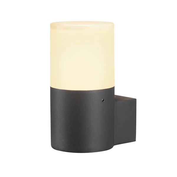 SLV - GRAFIT E27 round, Wandaufbauleuchte anthrazit