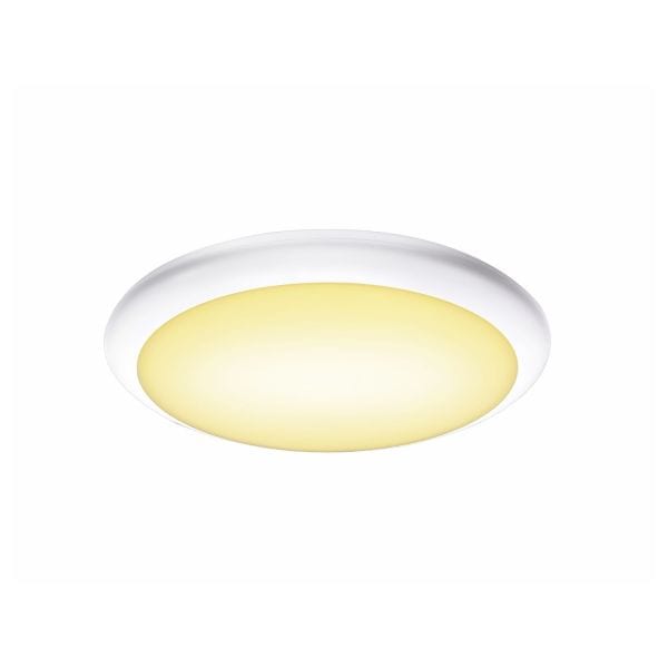SLV - RUBA 27 CW, Outdoor LED Wand- und Deckenaufbauleuchte weiss CCT switch 3000/4000K