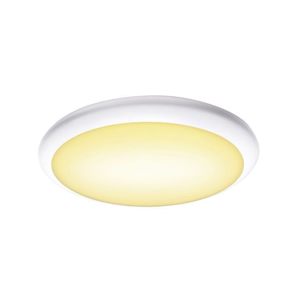 SLV - RUBA 42 CW, Outdoor LED Wand- und Deckenaufbauleuchte weiss CCT switch 3000/4000K
