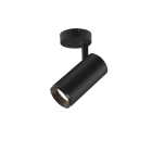 SLV - NUMINOS® SPOT PHASE M, Indoor LED Deckenaufbauleuchte schwarz/schwarz 4000K 24°