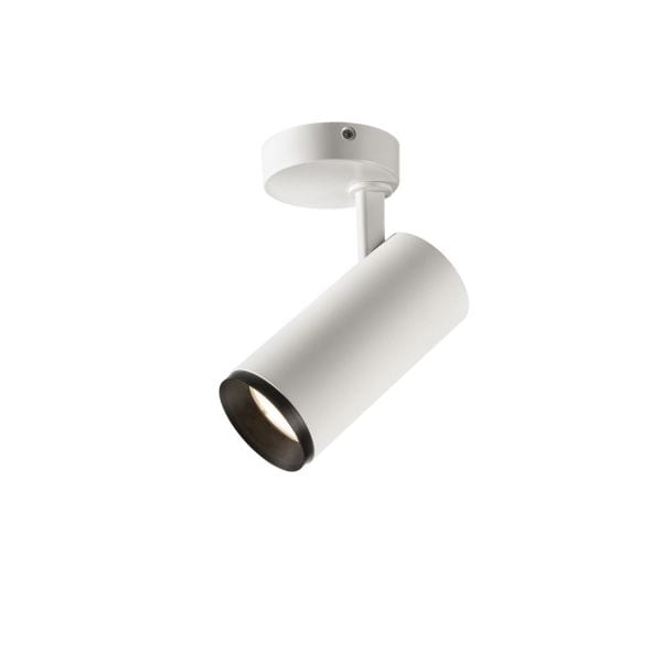 SLV - NUMINOS® SPOT PHASE M, Indoor LED Deckenaufbauleuchte weiss/schwarz 4000K 60°