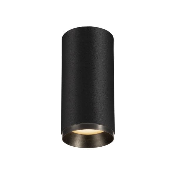 SLV - NUMINOS® CL PHASE M, Indoor LED Deckenaufbauleuchte schwarz/schwarz 3000K 36°