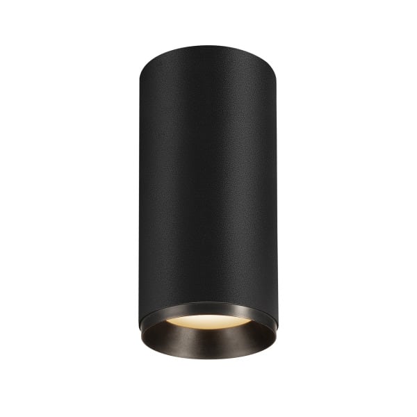 SLV - NUMINOS® CL PHASE L, Indoor LED Deckenaufbauleuchte schwarz/schwarz 3000K 36°
