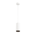 SLV - NUMINOS® PD PHASE L, Indoor LED Pendelleuchte weiss/schwarz 3000K 36°
