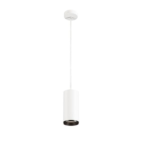 SLV - NUMINOS® PD PHASE L, Indoor LED Pendelleuchte weiss/schwarz 4000K 36°