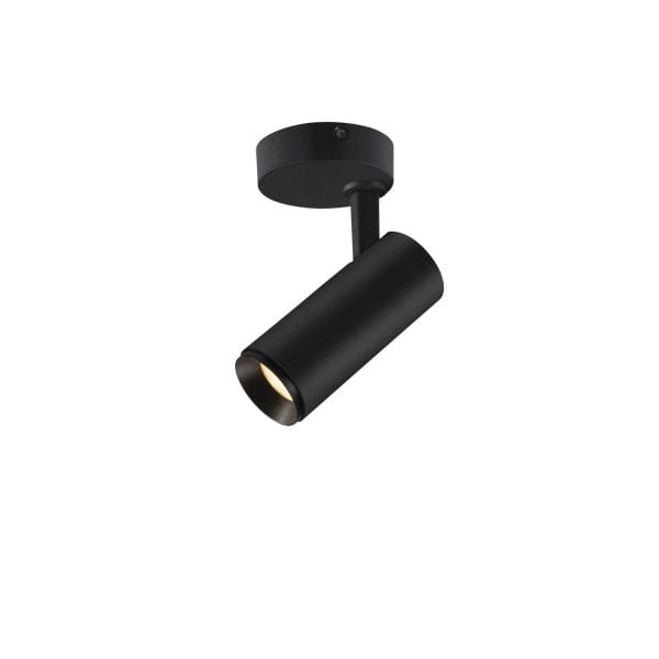 SLV - NUMINOS® SPOT DALI S, Indoor LED Deckenaufbauleuchte schwarz/schwarz 2700K 24°