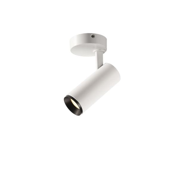 SLV - NUMINOS® SPOT DALI S, Indoor LED Deckenaufbauleuchte weiss/schwarz 3000K 36°