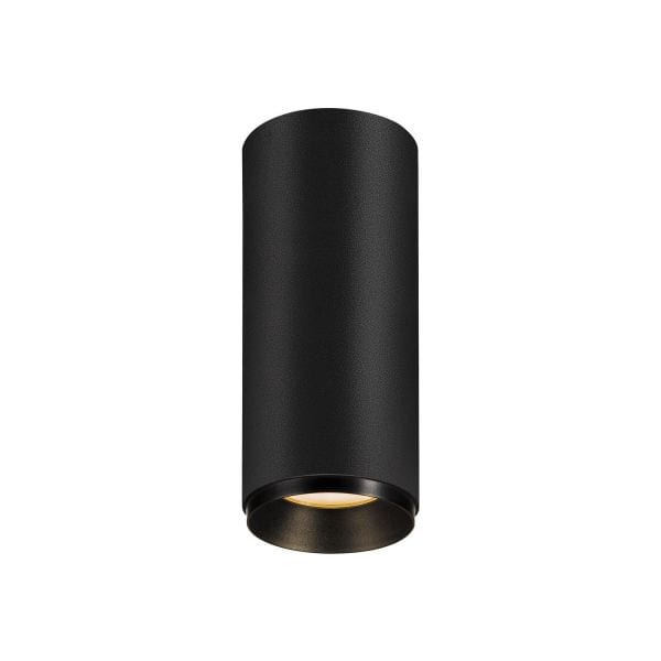 SLV - NUMINOS® CL DALI S, Indoor LED Deckenaufbauleuchte schwarz/schwarz 2700K 24°