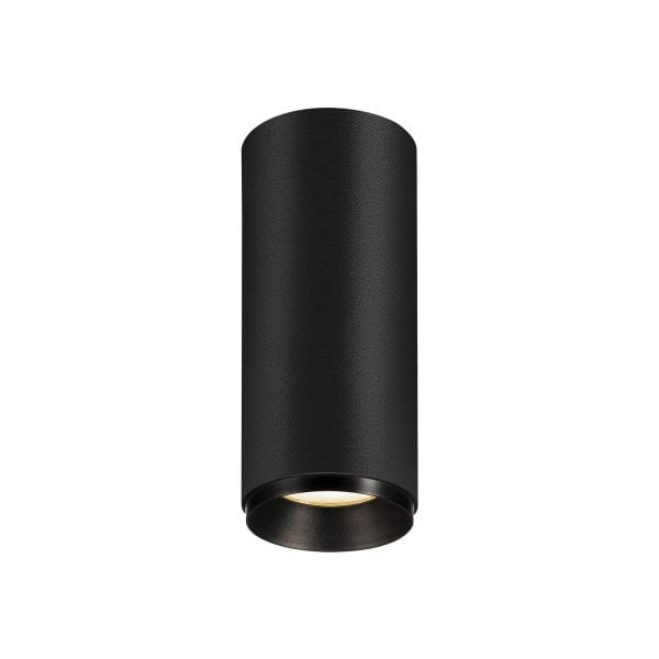 SLV - NUMINOS® CL DALI S, Indoor LED Deckenaufbauleuchte schwarz/schwarz 3000K 60°