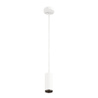 SLV - NUMINOS® PD DALI S, Indoor LED Pendelleuchte weiss/schwarz 2700K 36°