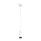 SLV - NUMINOS® PD DALI S, Indoor LED Pendelleuchte weiss/schwarz 4000K 24°