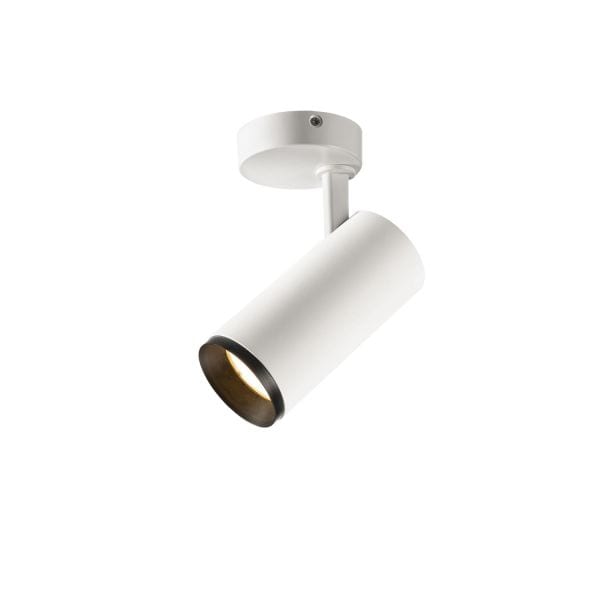 SLV - NUMINOS® SPOT DALI M, Indoor LED Deckenaufbauleuchte weiss/schwarz 2700K 36°