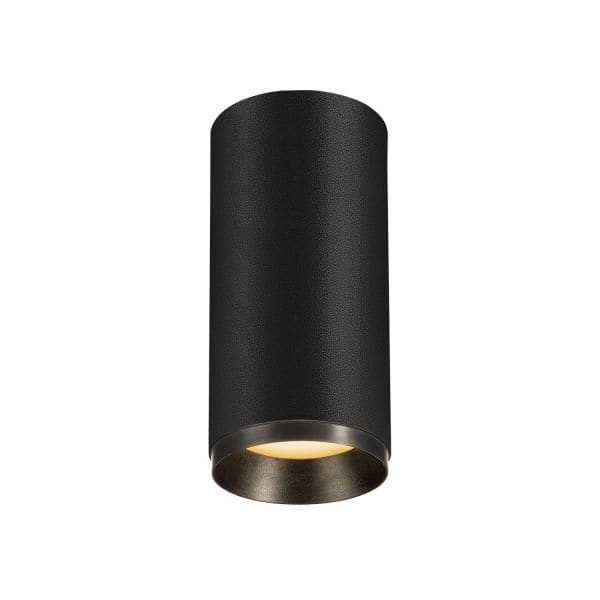 SLV - NUMINOS® CL DALI M, Indoor LED Deckenaufbauleuchte schwarz/schwarz 2700K 36°