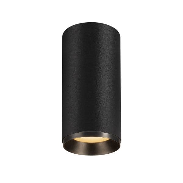 SLV - NUMINOS® CL DALI L, Indoor LED Deckenaufbauleuchte schwarz/schwarz 2700K 24°