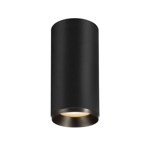 SLV - NUMINOS® CL DALI L, Indoor LED Deckenaufbauleuchte schwarz/schwarz 3000K 36°