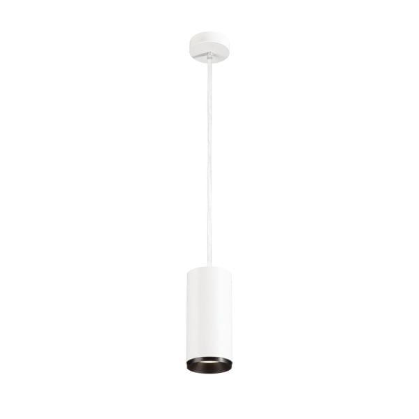 SLV - NUMINOS® PD DALI L, Indoor LED Pendelleuchte weiss/schwarz 4000K 36°