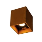 SLV - RUSTY® UP/DOWN WL, Outdoor LED Wandaufbauleuchte eckig rost CCT switch 3000/4000K
