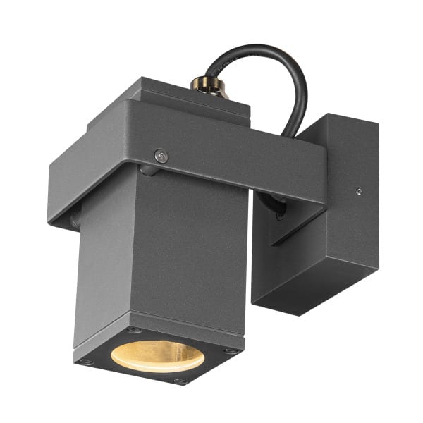 SLV - THEO BRACKET CW, Outdoor Wand- und Deckenaufbauleuchte QPAR51 anthrazit