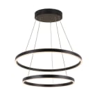 SLV - ONE DOUBLE PD DALI UP/DOWN, Indoor LED Pendelleuchte schwarz CCT switch 3000/4000K