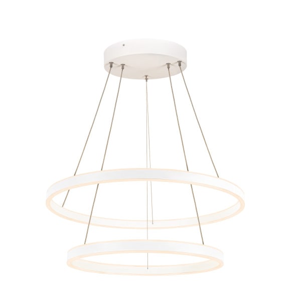 SLV - ONE DOUBLE PD DALI UP/DOWN, Indoor LED Pendelleuchte weiss CCT switch 3000/4000K