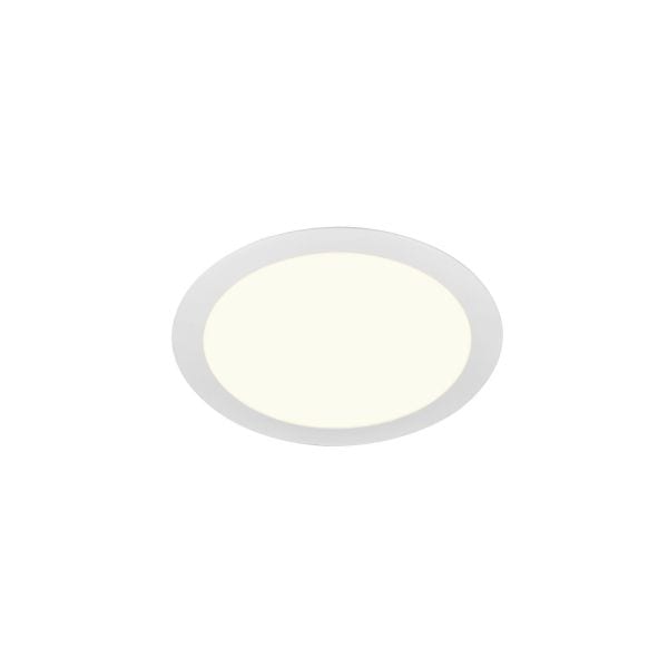 SLV - SENSER 24 DL, Indoor LED Deckeneinbauleuchte rund weiss 4000K