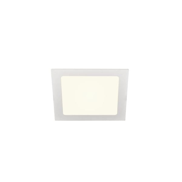 SLV - SENSER 18 DL, Indoor LED Deckeneinbauleuchte eckig weiss 4000K