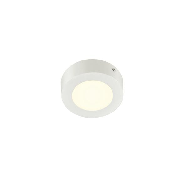 SLV - SENSER 12 CW, Indoor LED Wand- und Deckenaufbauleuchte rund weiss 4000K