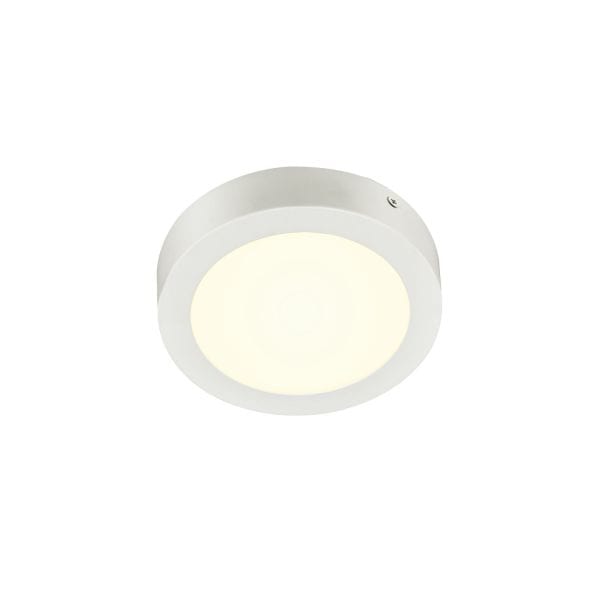 SLV - SENSER 18 CW, Indoor LED Wand- und Deckenaufbauleuchte rund weiss 4000K