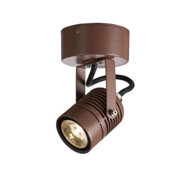 SLV - LED SPOT SP, Outdoor LED Wandaufbauleuchte rost 3000K
